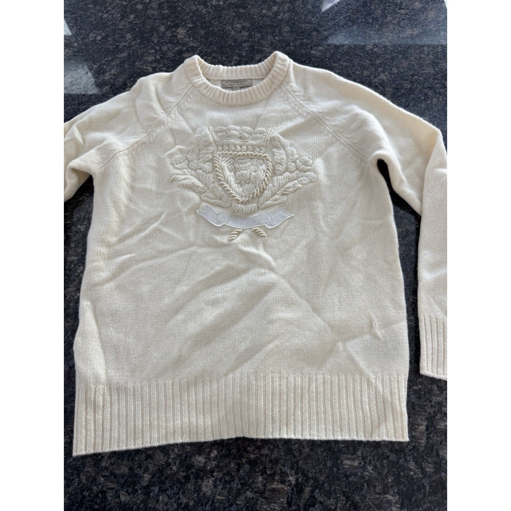 BURBERRY knit sweater size Med. Stunning Pullover.‎ Sweatshirt Wool.